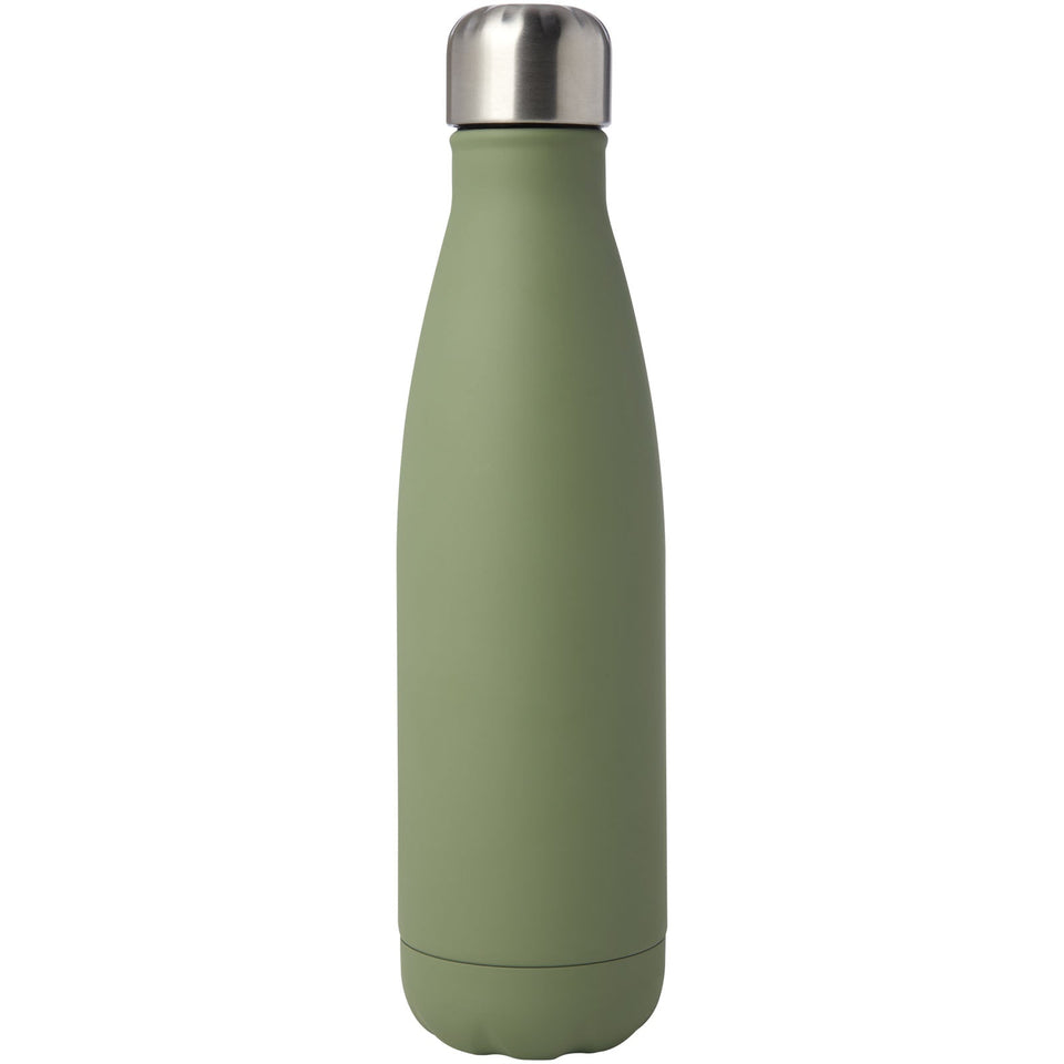 Borraccia termica in acciaio inossidabile riciclato certificato RCS con isolamento sottovuoto in rame da 500 ml Cove personalizzato con logo - Pubblienne
