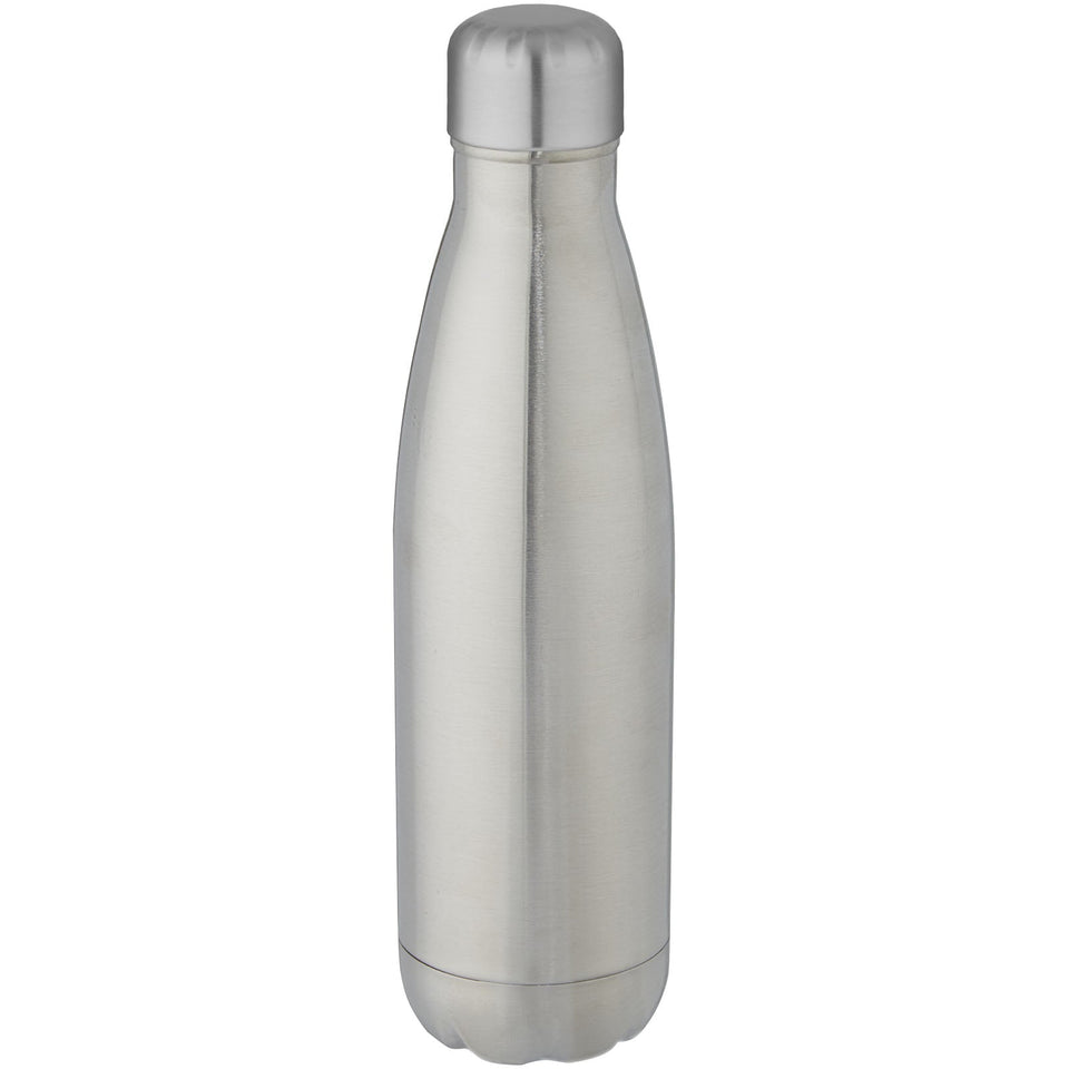 Borraccia termica in acciaio inossidabile riciclato certificato RCS con isolamento sottovuoto in rame da 500 ml Cove personalizzato con logo - Pubblienne
