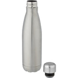 Borraccia termica in acciaio inossidabile riciclato certificato RCS con isolamento sottovuoto in rame da 500 ml Cove personalizzato con logo - Pubblienne