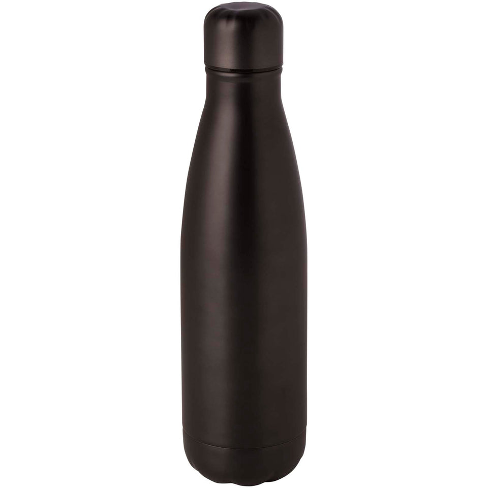 Borraccia termica in acciaio inossidabile riciclato certificato RCS con isolamento sottovuoto in rame da 500 ml Cove personalizzato con logo - Pubblienne