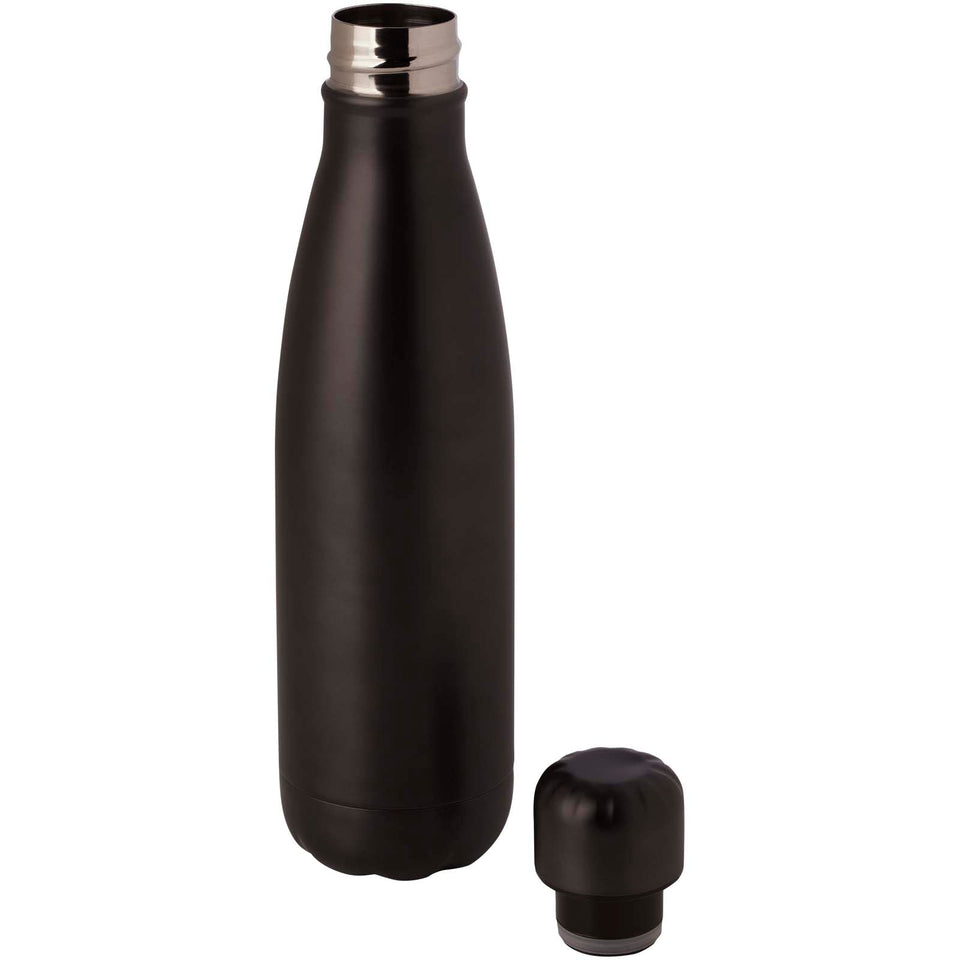 Borraccia termica in acciaio inossidabile riciclato certificato RCS con isolamento sottovuoto in rame da 500 ml Cove personalizzato con logo - Pubblienne