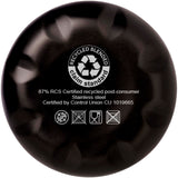 Borraccia termica in acciaio inossidabile riciclato certificato RCS con isolamento sottovuoto in rame da 500 ml Cove personalizzato con logo - Pubblienne