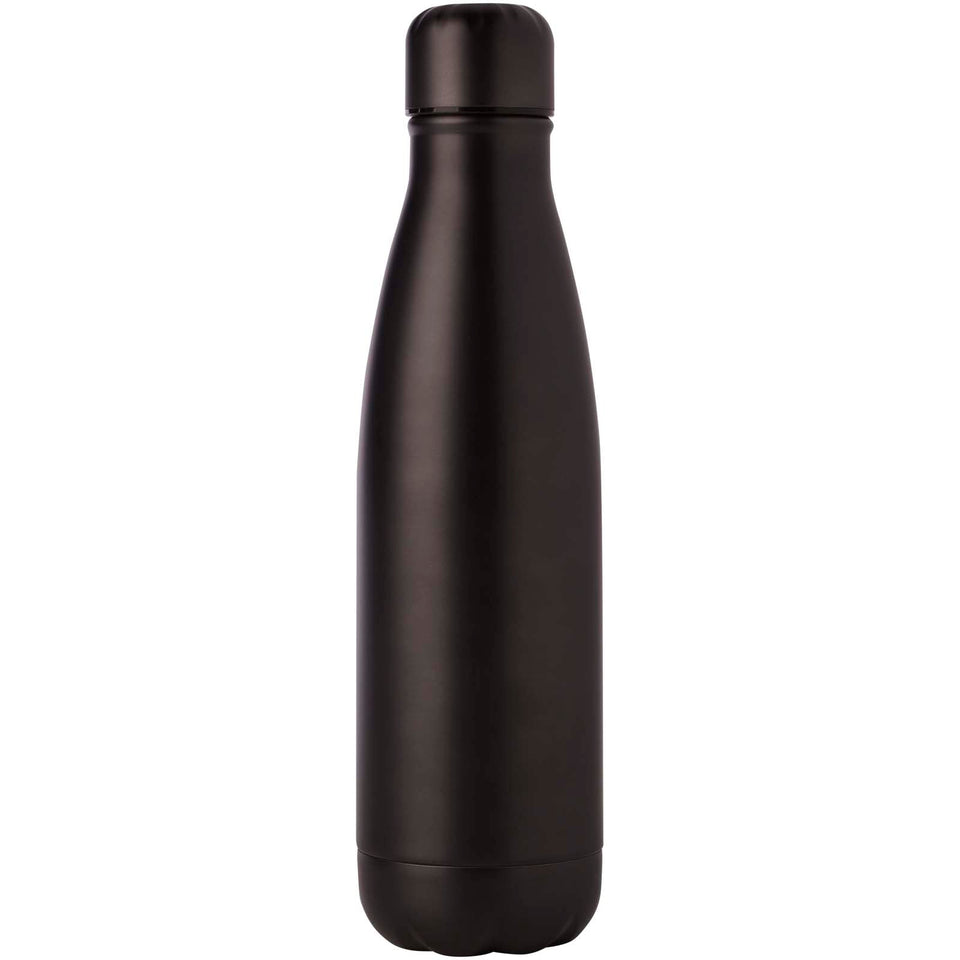 Borraccia termica in acciaio inossidabile riciclato certificato RCS con isolamento sottovuoto in rame da 500 ml Cove personalizzato con logo - Pubblienne