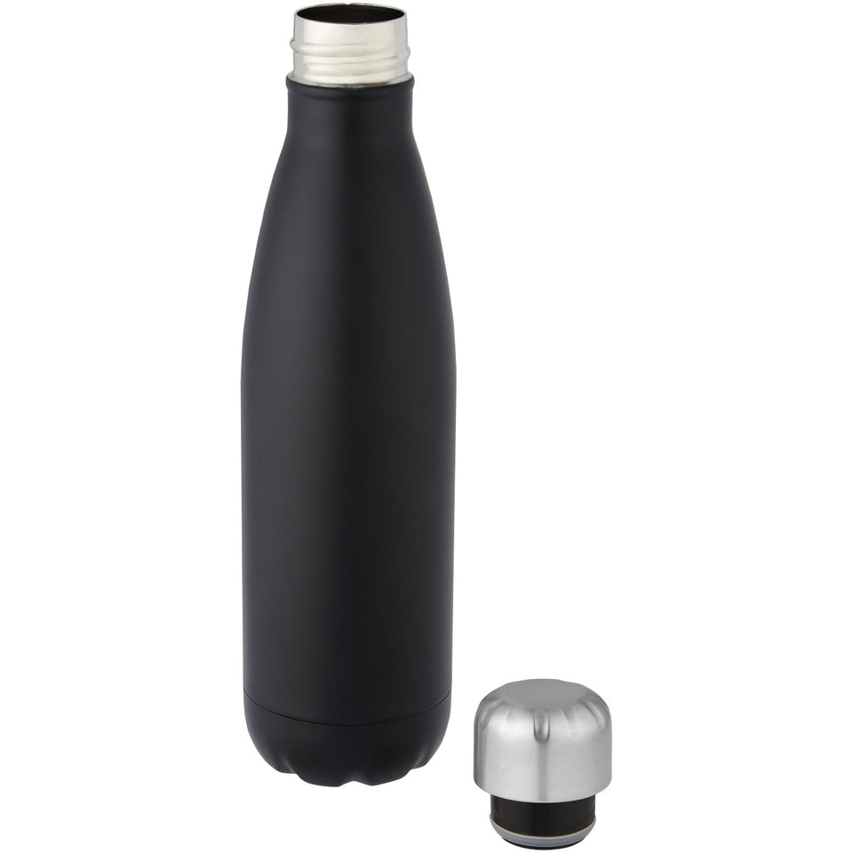 Borraccia termica in acciaio inossidabile riciclato certificato RCS con isolamento sottovuoto in rame da 500 ml Cove personalizzato con logo - Pubblienne