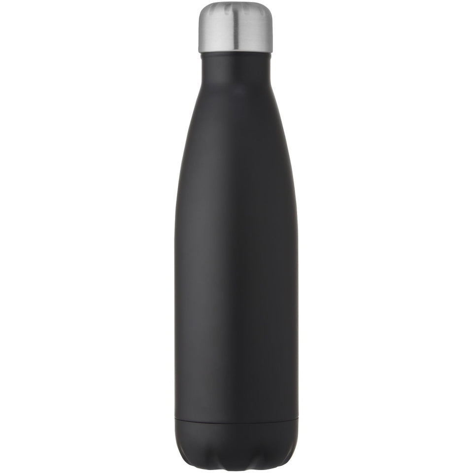 Borraccia termica in acciaio inossidabile riciclato certificato RCS con isolamento sottovuoto in rame da 500 ml Cove personalizzato con logo - Pubblienne