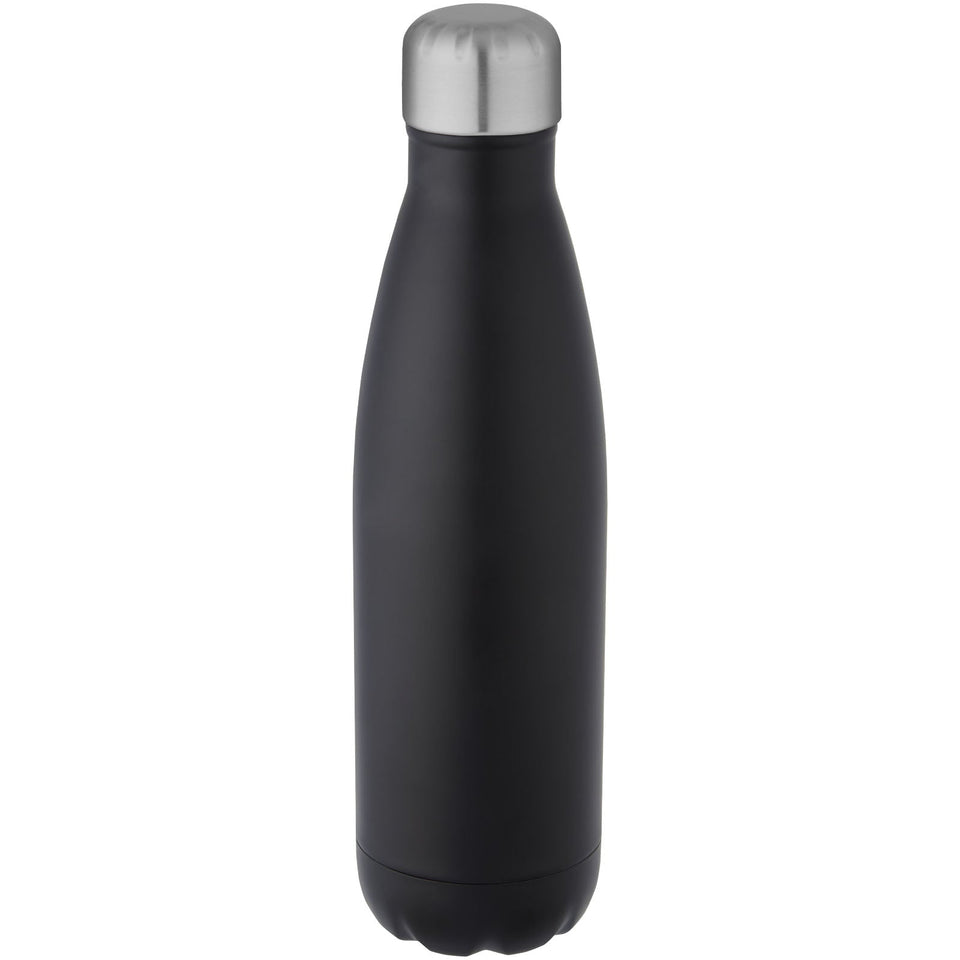 Borraccia termica in acciaio inossidabile riciclato certificato RCS con isolamento sottovuoto in rame da 500 ml Cove personalizzato con logo - Pubblienne