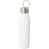 Borraccia in acciaio inossidabile certificato RCS da 720 ml con anello in metallo Harper personalizzato con logo - Pubblienne