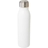 Borraccia in acciaio inossidabile certificato RCS da 720 ml con anello in metallo Harper personalizzato con logo - Pubblienne