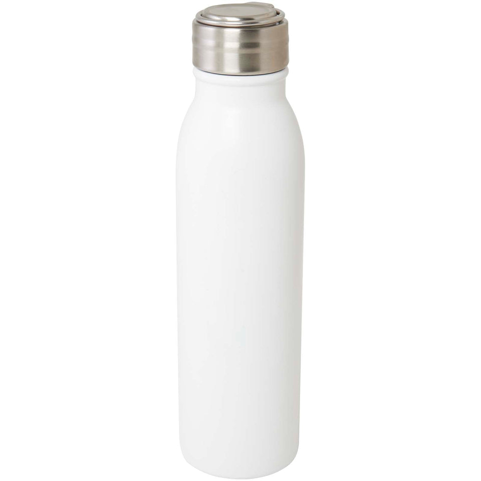 Borraccia in acciaio inossidabile certificato RCS da 720 ml con anello in metallo Harper personalizzato con logo - Pubblienne