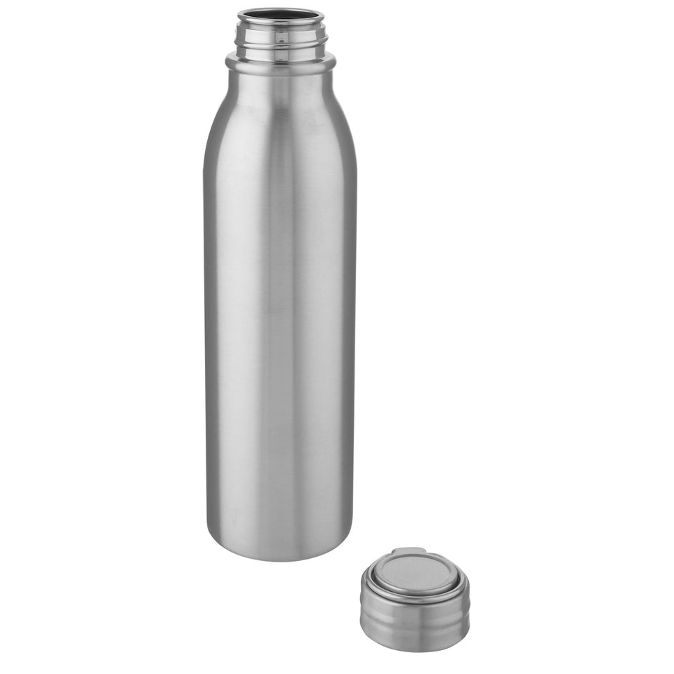 Borraccia in acciaio inossidabile certificato RCS da 720 ml con anello in metallo Harper personalizzato con logo - Pubblienne