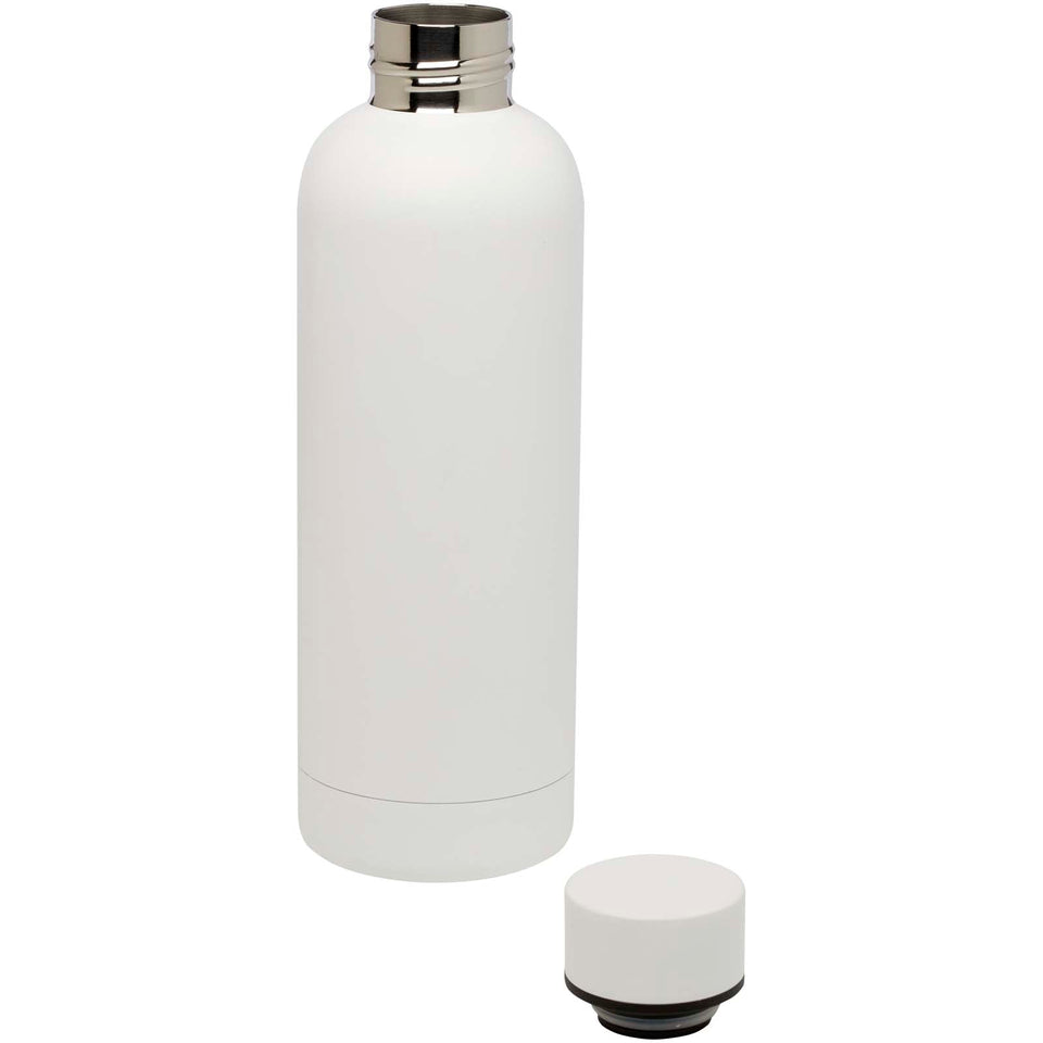 Borraccia con isolamento sottovuoto in rame certificata RCS da 500 ml Spring personalizzato con logo - Pubblienne
