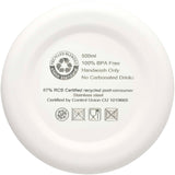 Borraccia con isolamento sottovuoto in rame certificata RCS da 500 ml Spring personalizzato con logo - Pubblienne
