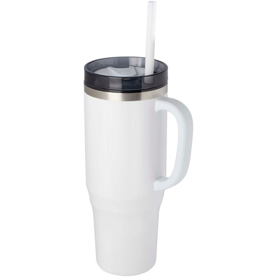 Tazza certificata RCS con cannuccia da 1200 ml Melbourne personalizzato con logo - Pubblienne