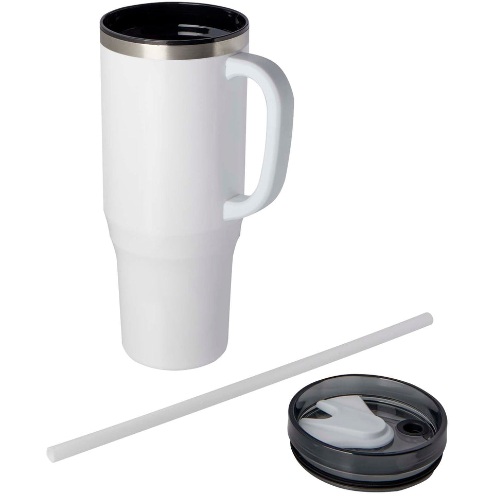 Tazza certificata RCS con cannuccia da 1200 ml Melbourne personalizzato con logo - Pubblienne