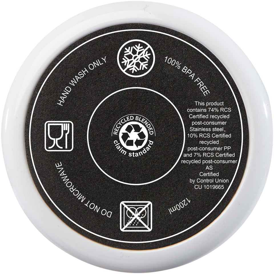 Tazza certificata RCS con cannuccia da 1200 ml Melbourne personalizzato con logo - Pubblienne