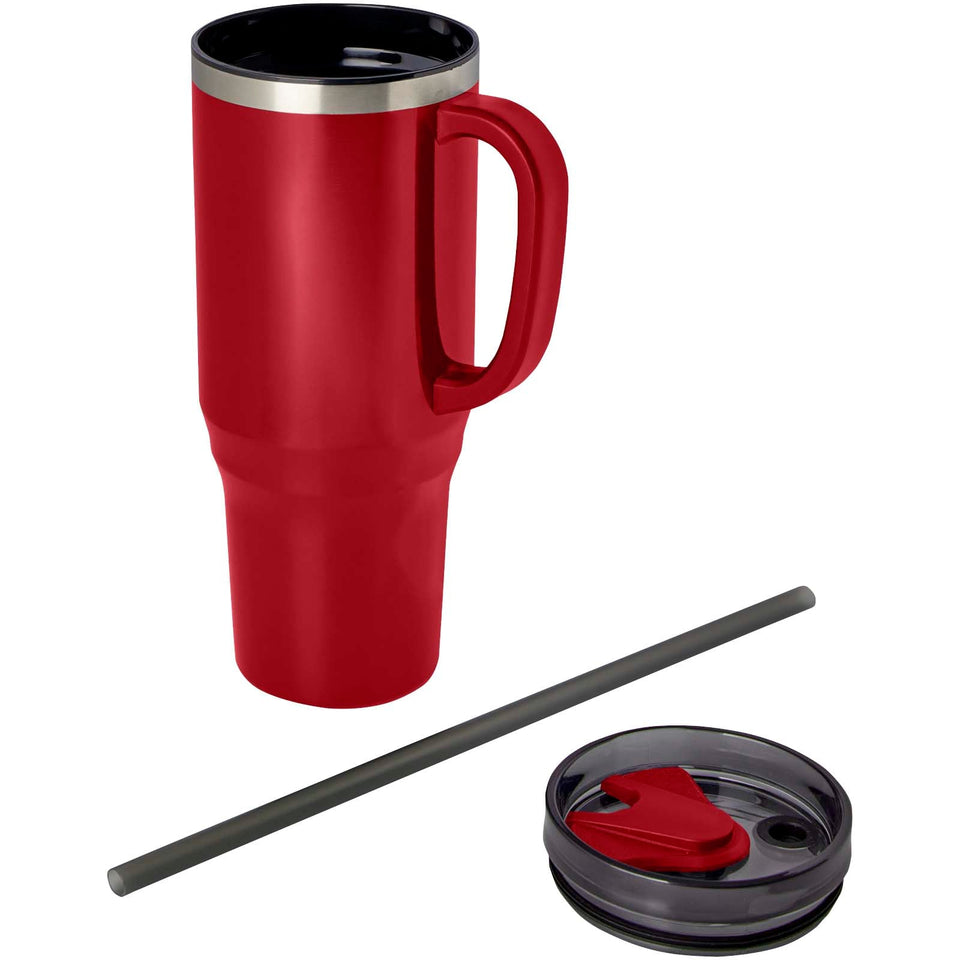 Tazza certificata RCS con cannuccia da 1200 ml Melbourne personalizzato con logo - Pubblienne
