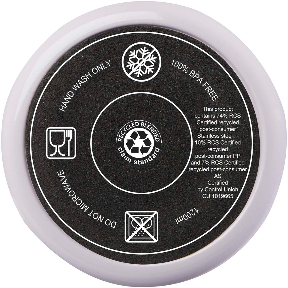 Tazza certificata RCS con cannuccia da 1200 ml Melbourne personalizzato con logo - Pubblienne
