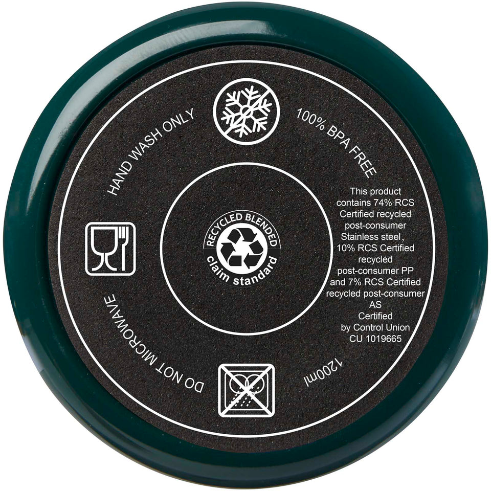 Tazza certificata RCS con cannuccia da 1200 ml Melbourne personalizzato con logo - Pubblienne