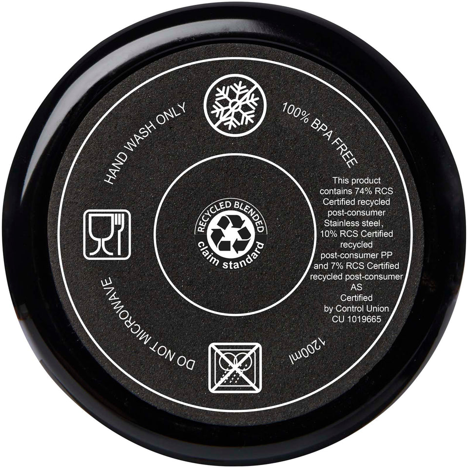 Tazza certificata RCS con cannuccia da 1200 ml Melbourne personalizzato con logo - Pubblienne