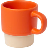 Tazza per caffè espresso impilabile con fondo in argilla da 130 ml Olympia personalizzato con logo - Pubblienne