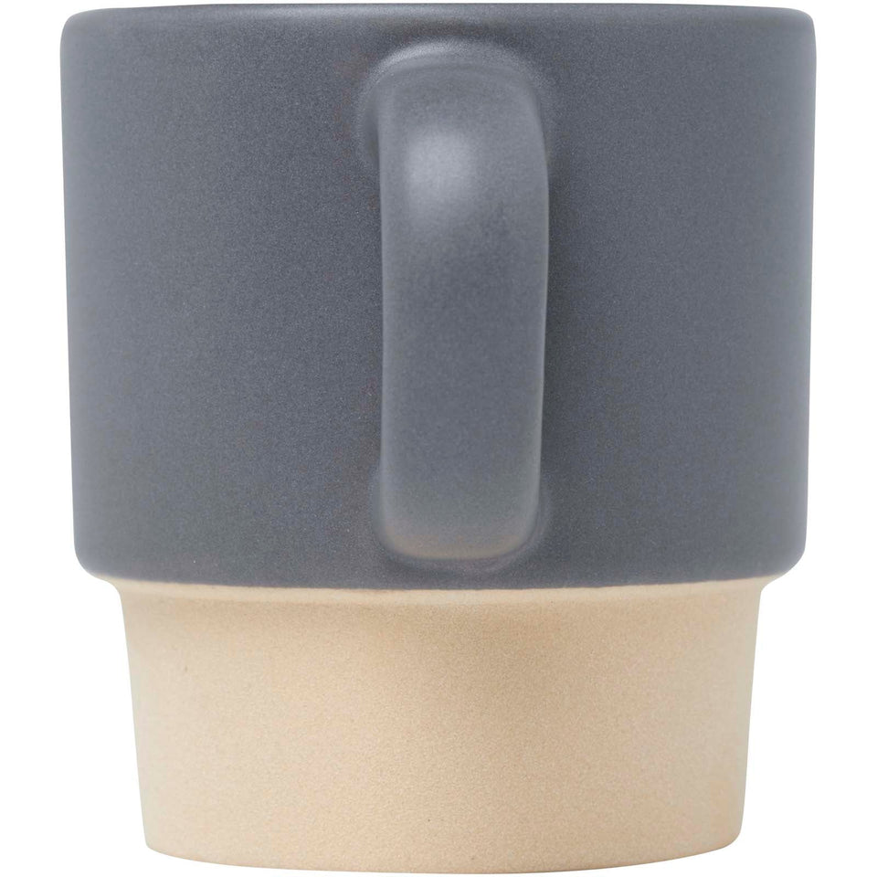 Tazza per caffè espresso impilabile con fondo in argilla da 130 ml Olympia personalizzato con logo - Pubblienne