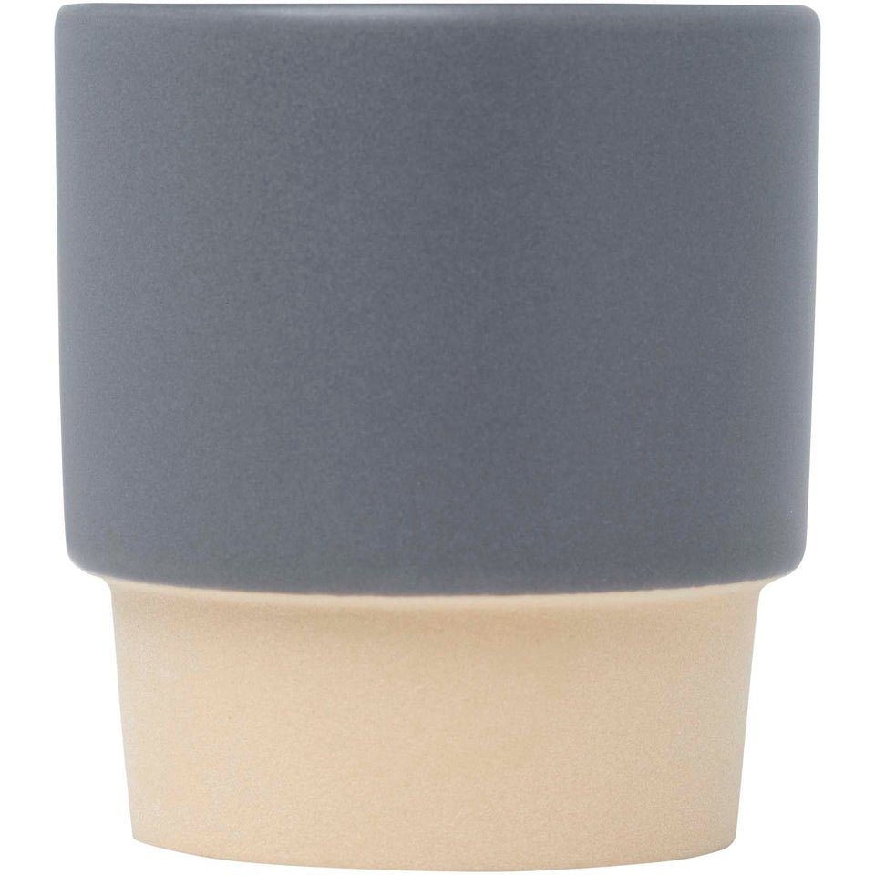 Tazza per caffè espresso impilabile con fondo in argilla da 130 ml Olympia personalizzato con logo - Pubblienne