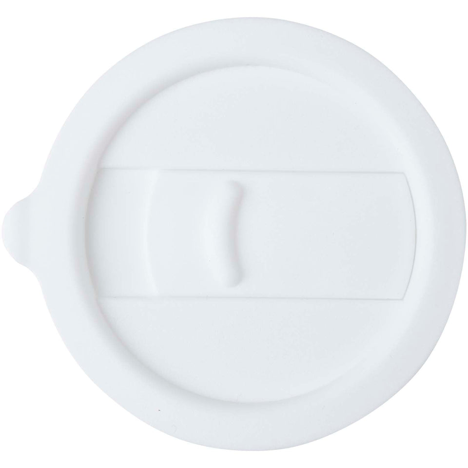 Bicchiere in ceramica con involucro in silicone e coperchio in plastica da 330 ml Java personalizzato con logo - Pubblienne