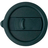 Bicchiere in ceramica con involucro in silicone e coperchio in plastica da 330 ml Java personalizzato con logo - Pubblienne