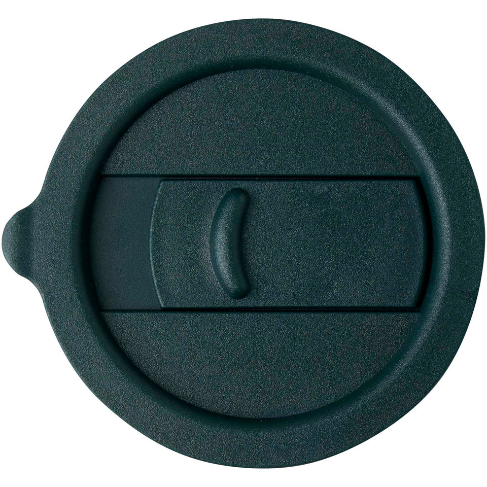 Bicchiere in ceramica con involucro in silicone e coperchio in plastica da 330 ml Java personalizzato con logo - Pubblienne