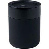 Bicchiere in ceramica con involucro in silicone e coperchio in plastica da 330 ml Java personalizzato con logo - Pubblienne
