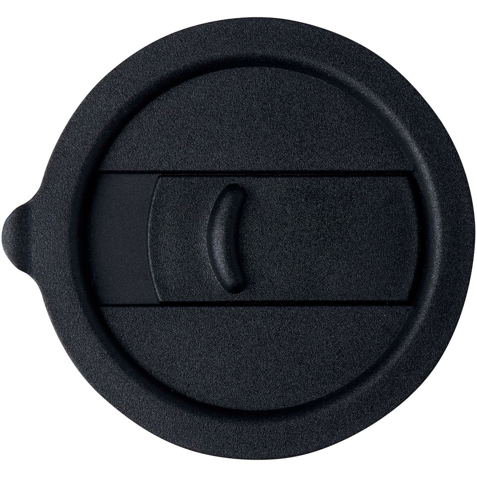 Bicchiere in ceramica con involucro in silicone e coperchio in plastica da 330 ml Java personalizzato con logo - Pubblienne