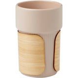 Bicchiere con custodia in bambù da 340 ml Fika personalizzato con logo - Pubblienne