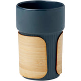Bicchiere con custodia in bambù da 340 ml Fika personalizzato con logo - Pubblienne