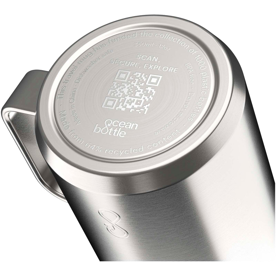 Tazza da viaggio termica da 350 ml Ocean Bottle personalizzato con logo - Pubblienne