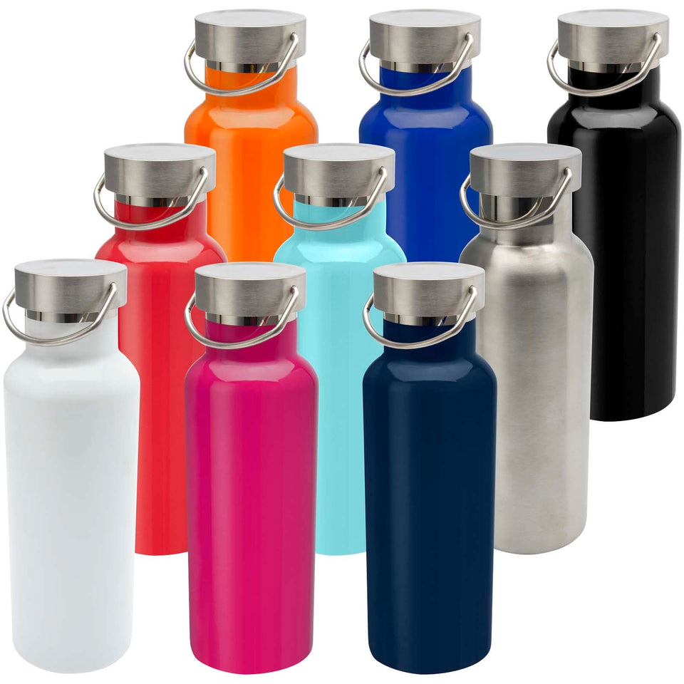 Borraccia in acciaio inossidabile certificato RCS da 500 ml Thor personalizzato con logo - Pubblienne