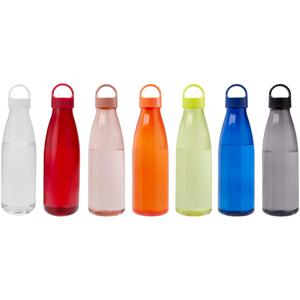 Borraccia in plastica riciclata da 800 ml  Bergen personalizzato con logo - Pubblienne