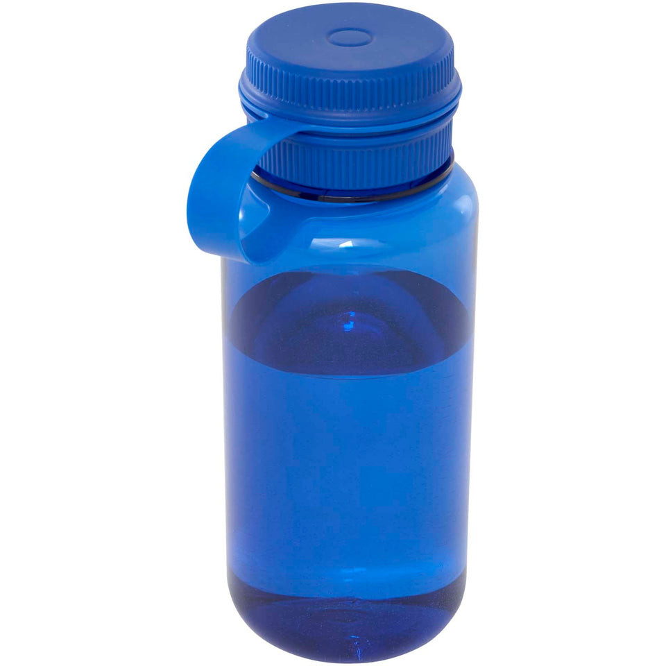 Borraccia sportiva da 900 ml in PET riciclato certificato RCS con coperchio multifunzione Ryder personalizzato con logo - Pubblienne