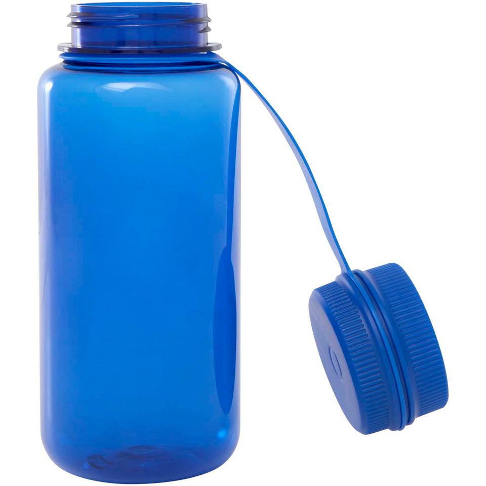 Borraccia sportiva da 900 ml in PET riciclato certificato RCS con coperchio multifunzione Ryder personalizzato con logo - Pubblienne