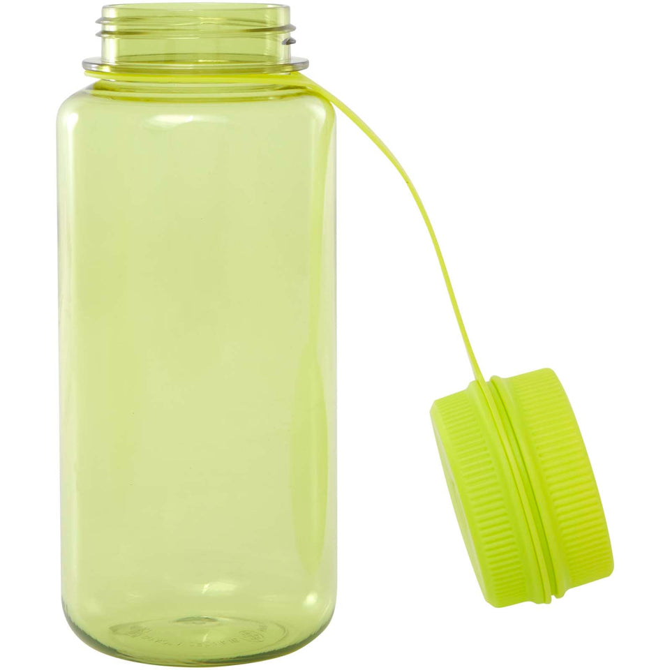 Borraccia sportiva da 900 ml in PET riciclato certificato RCS con coperchio multifunzione Ryder personalizzato con logo - Pubblienne