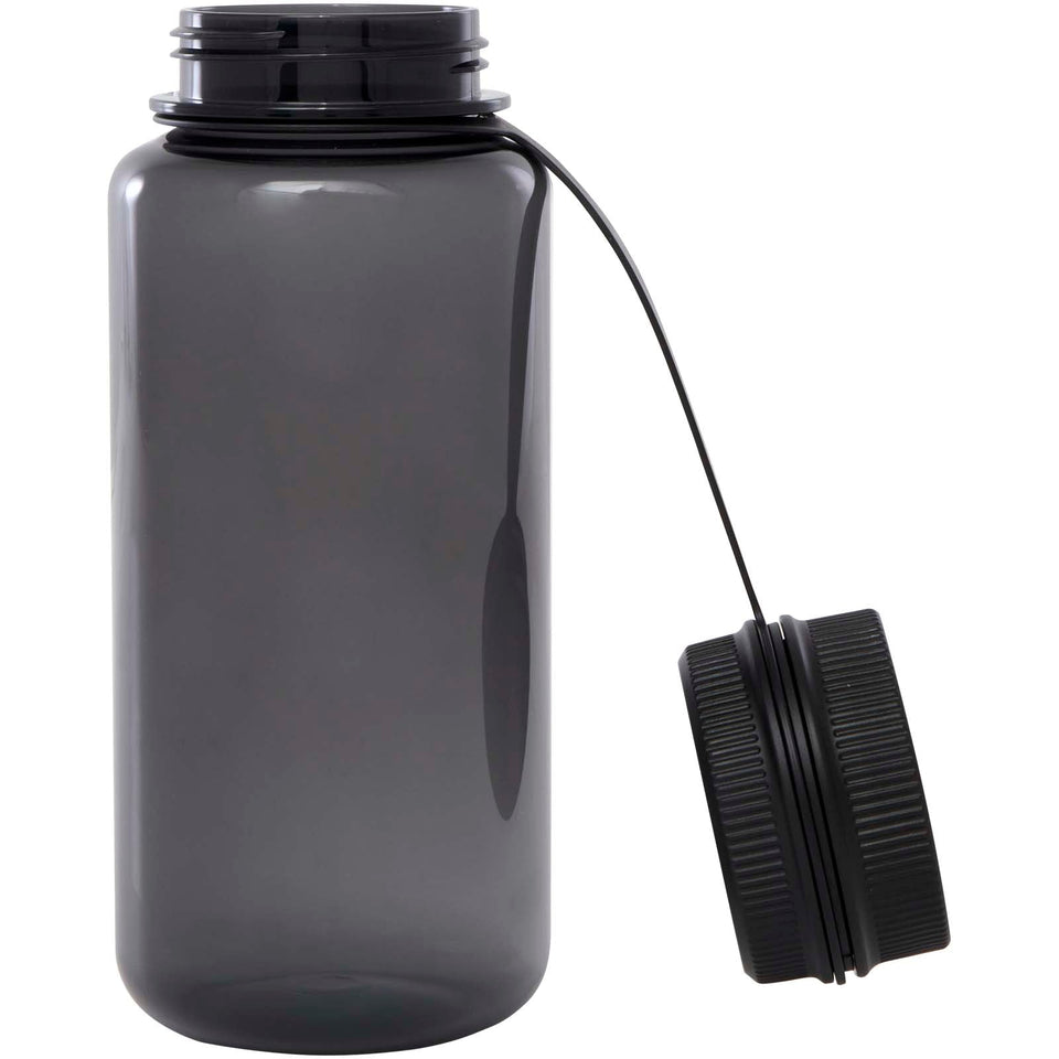Borraccia sportiva da 900 ml in PET riciclato certificato RCS con coperchio multifunzione Ryder personalizzato con logo - Pubblienne
