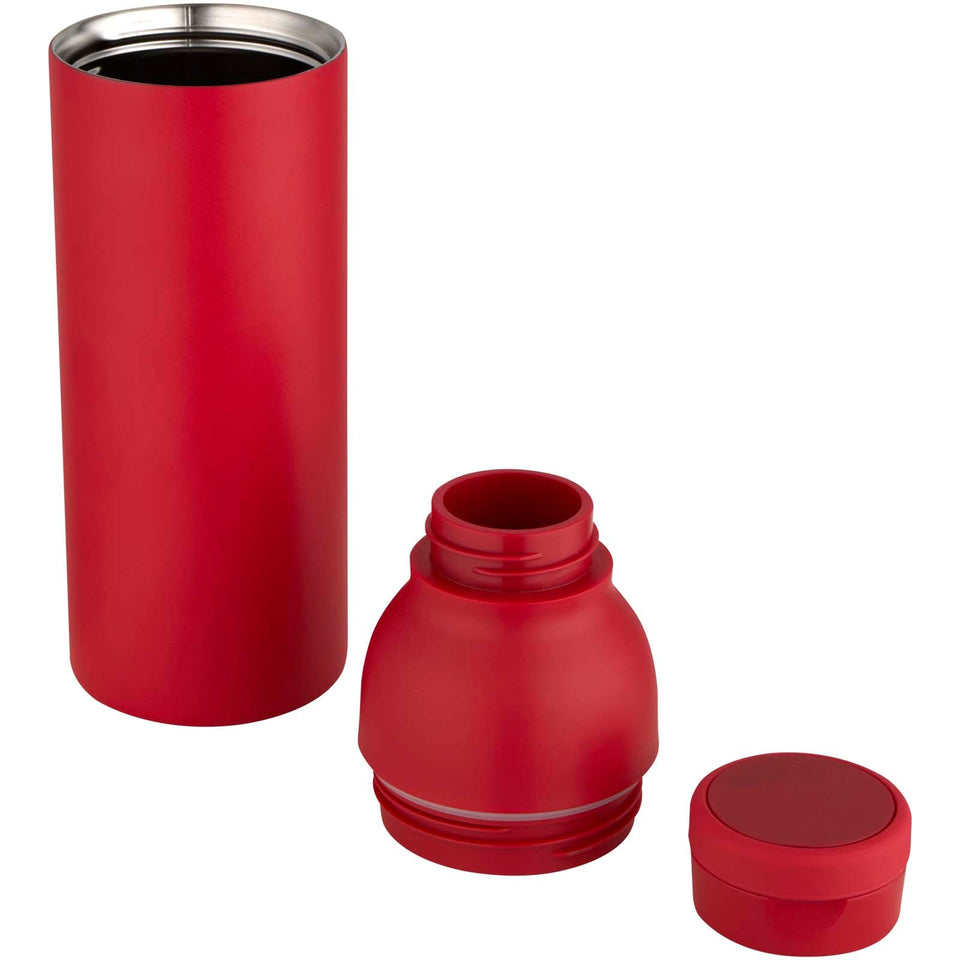 Borraccia termica in acciaio inossidabile riciclato RCS a doppia parete da 650 ml Illuminate personalizzato con logo - Pubblienne