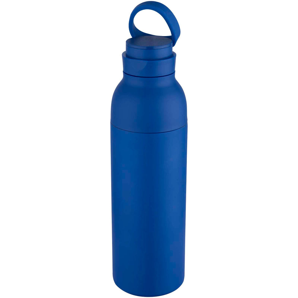 Borraccia termica in acciaio inossidabile riciclato RCS a doppia parete da 650 ml Illuminate personalizzato con logo - Pubblienne
