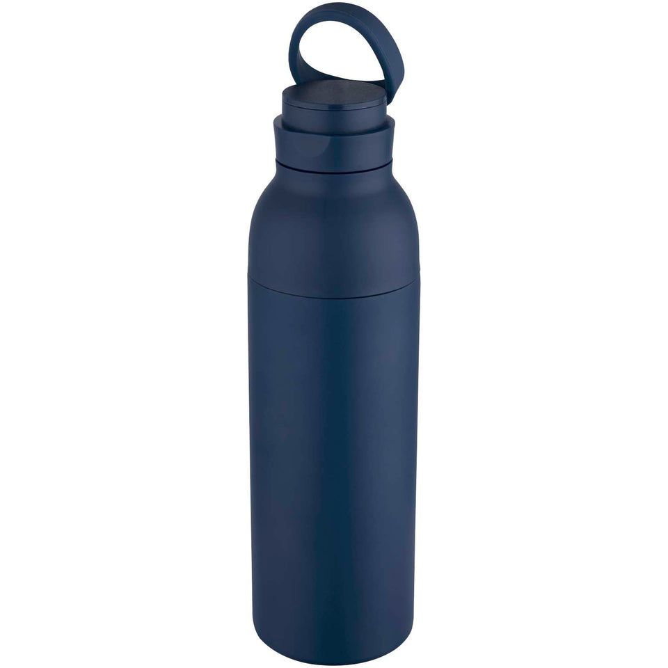 Borraccia termica in acciaio inossidabile riciclato RCS a doppia parete da 650 ml Illuminate personalizzato con logo - Pubblienne