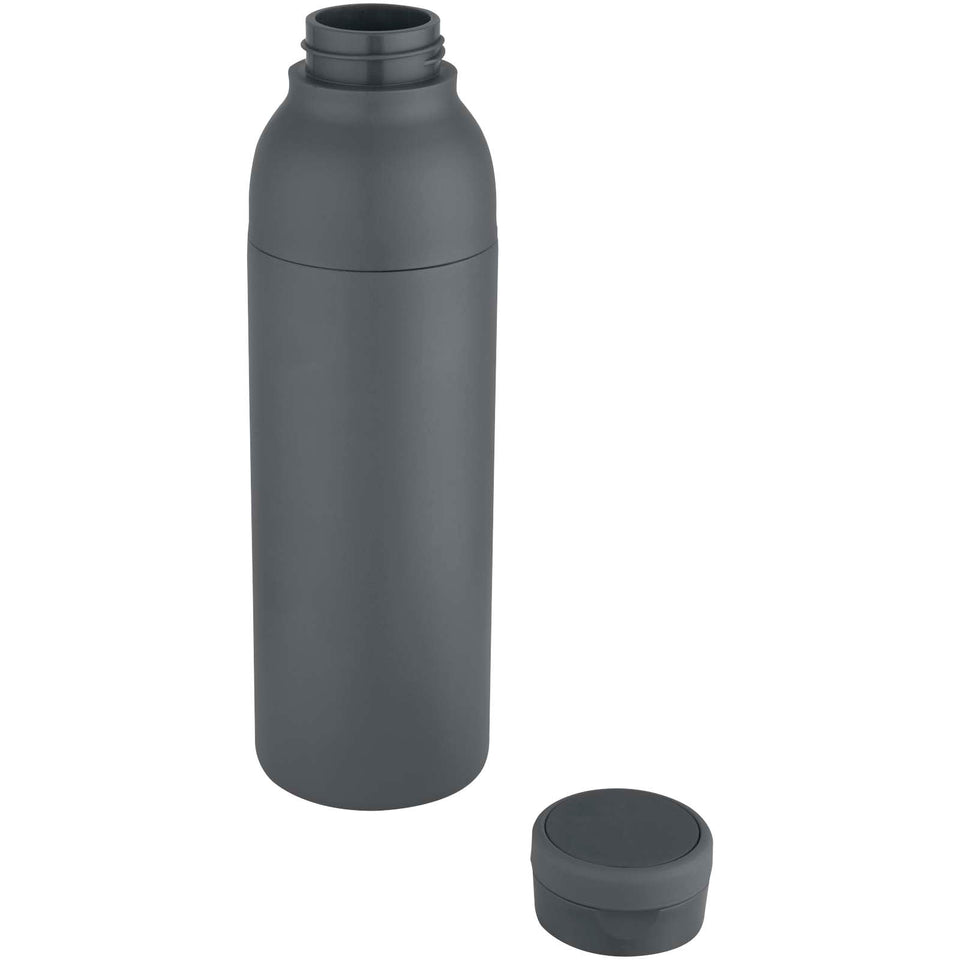 Borraccia termica in acciaio inossidabile riciclato RCS a doppia parete da 650 ml Illuminate personalizzato con logo - Pubblienne