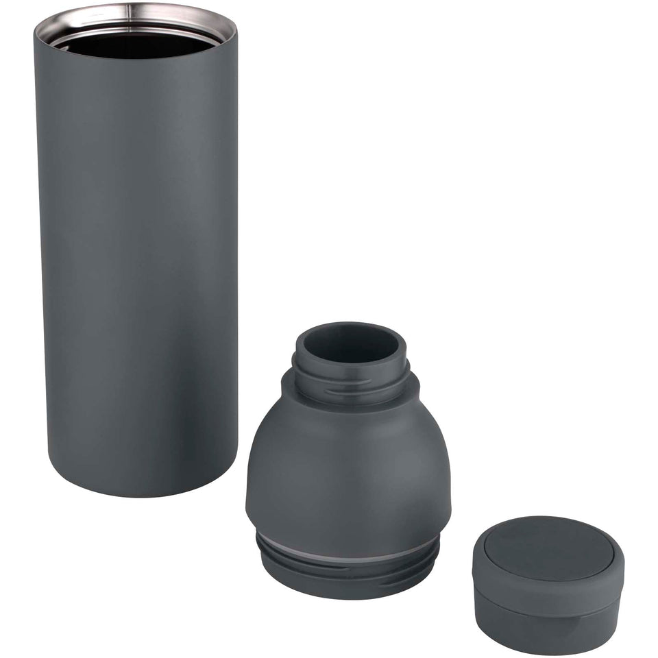 Borraccia termica in acciaio inossidabile riciclato RCS a doppia parete da 650 ml Illuminate personalizzato con logo - Pubblienne