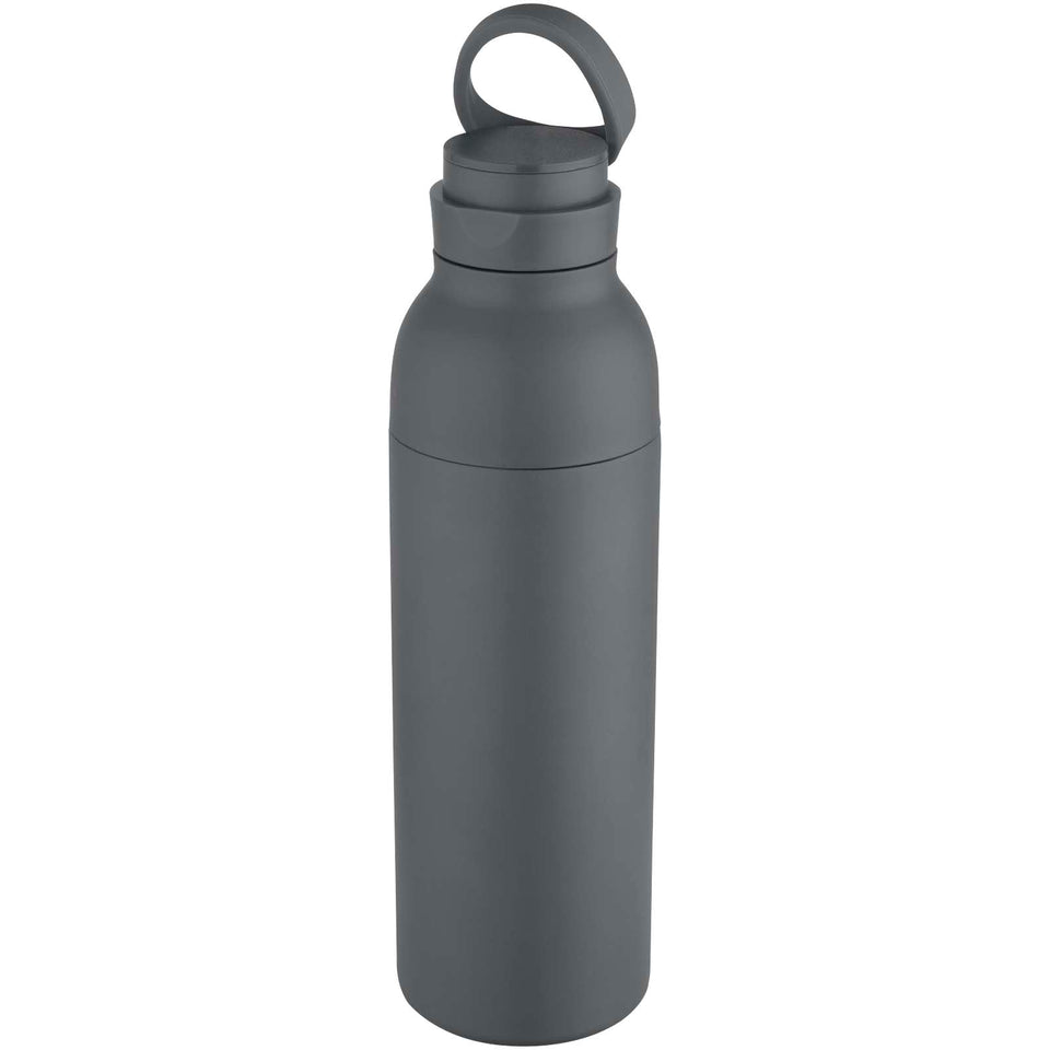 Borraccia termica in acciaio inossidabile riciclato RCS a doppia parete da 650 ml Illuminate personalizzato con logo - Pubblienne