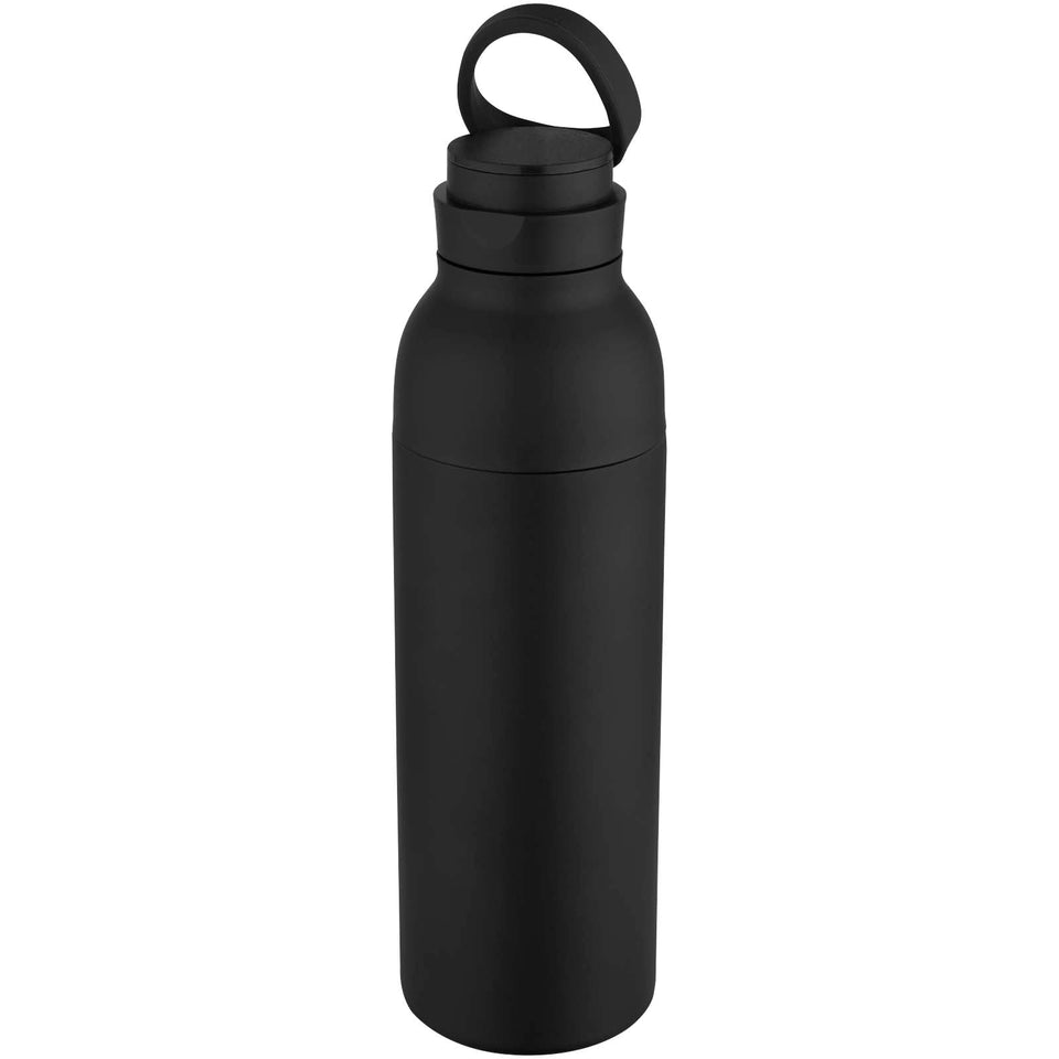 Borraccia termica in acciaio inossidabile riciclato RCS a doppia parete da 650 ml Illuminate personalizzato con logo - Pubblienne