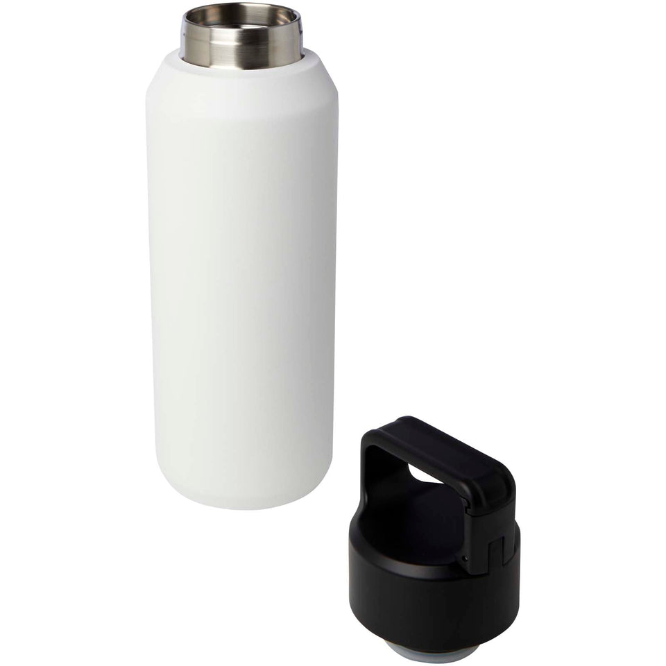 Borraccia termica in acciaio inossidabile riciclato certificato RCS con isolamento sottovuoto in rame da 600 ml Vasa (adatta personalizzato con logo - Pubblienne