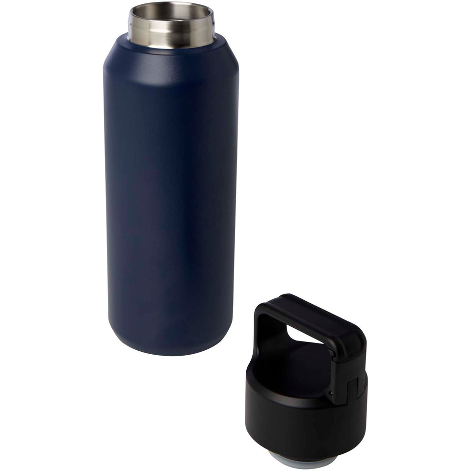 Borraccia termica in acciaio inossidabile riciclato certificato RCS con isolamento sottovuoto in rame da 600 ml Vasa (adatta personalizzato con logo - Pubblienne