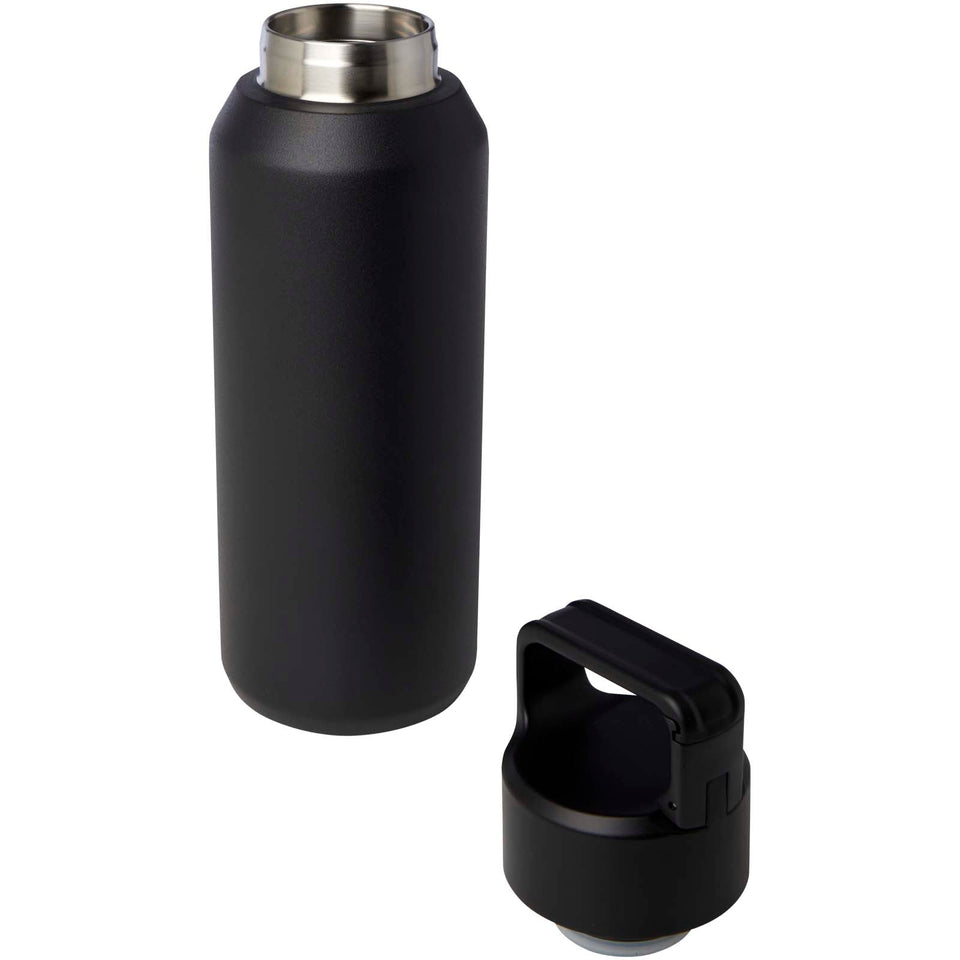 Borraccia termica in acciaio inossidabile riciclato certificato RCS con isolamento sottovuoto in rame da 600 ml Vasa (adatta personalizzato con logo - Pubblienne